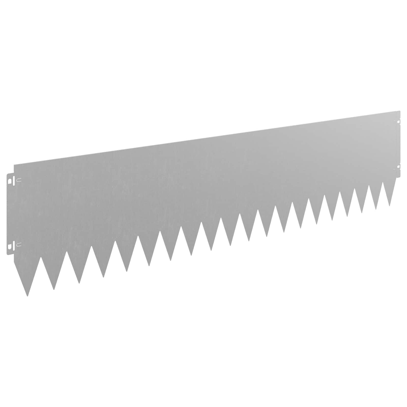 Raseneinfassung 10 pcs 103 x 10 cm Stahl Schwarz