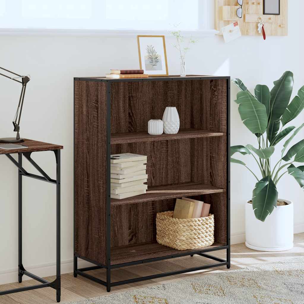 Bücherregal Schwarz 60x35x139 cm Holzwerkstoff