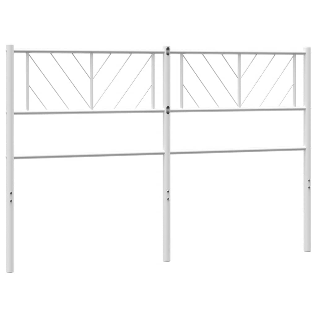 Ersatz-Kopfteil Metall Schwarz 100 cm