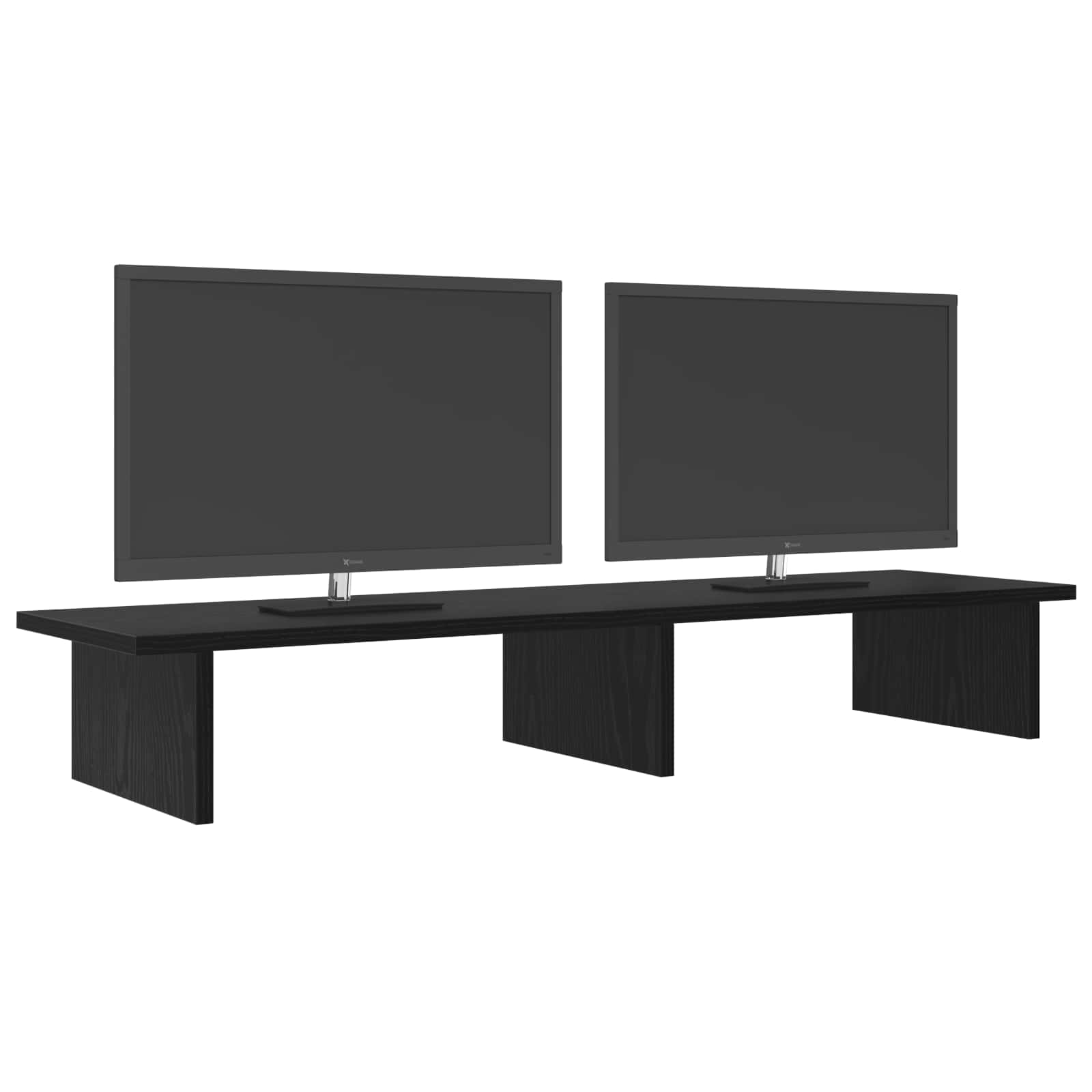 Monitor Halterung Schwarze Eiche 100 x 27 x 15 cm Holzwerkstoff