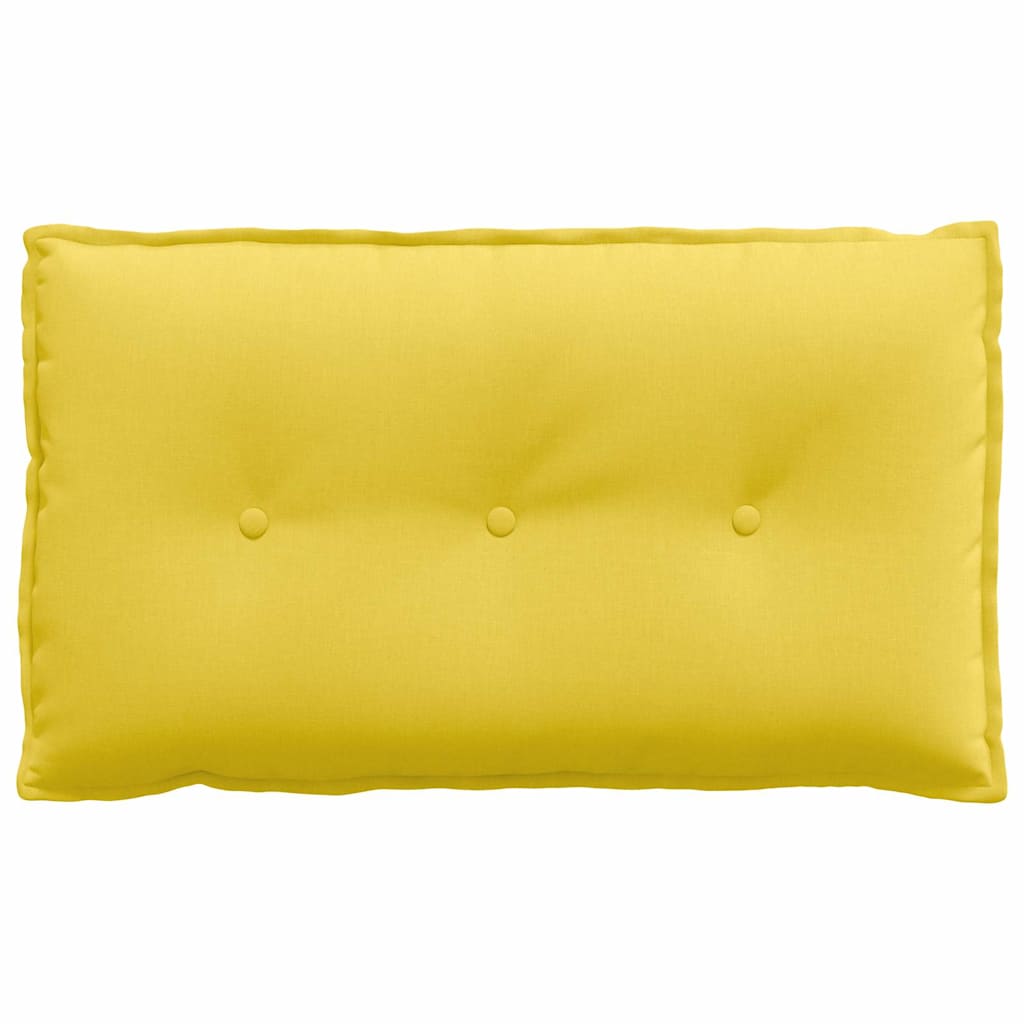 Rückenkissen Hellgrau 50 x 19 x 45 cm Stoff