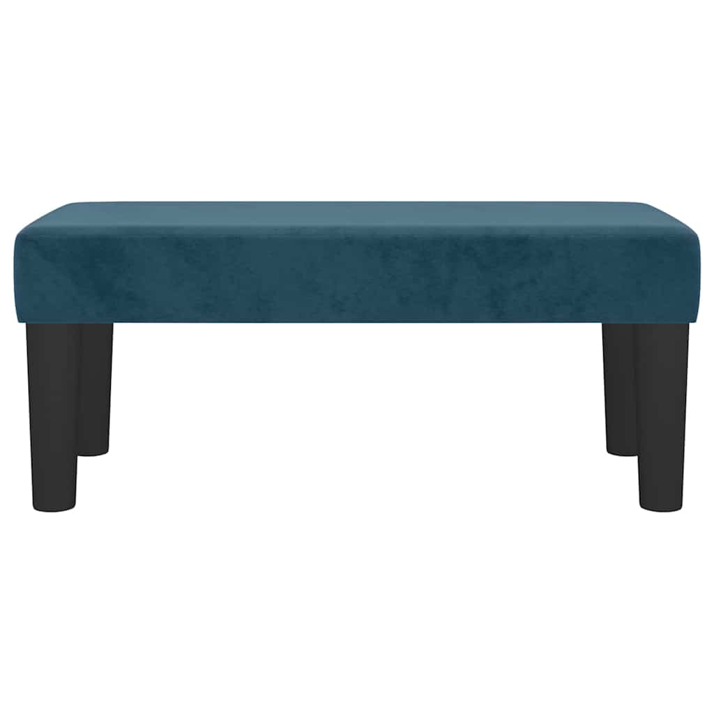 Sitzbank Hellgrau 70x30x30 cm Samt