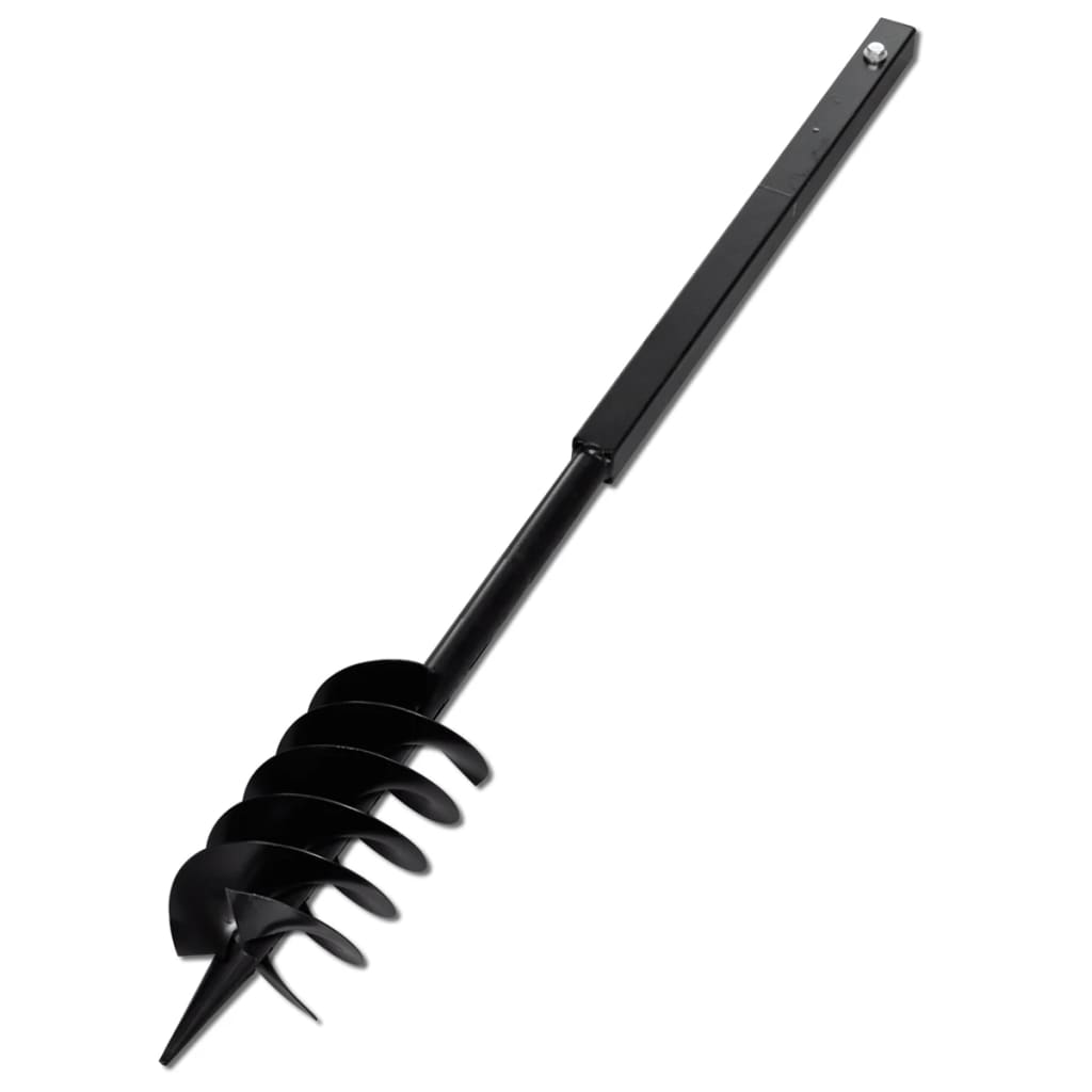 Bohrer mit Griff 80 mm Doppelspirale Schwarz