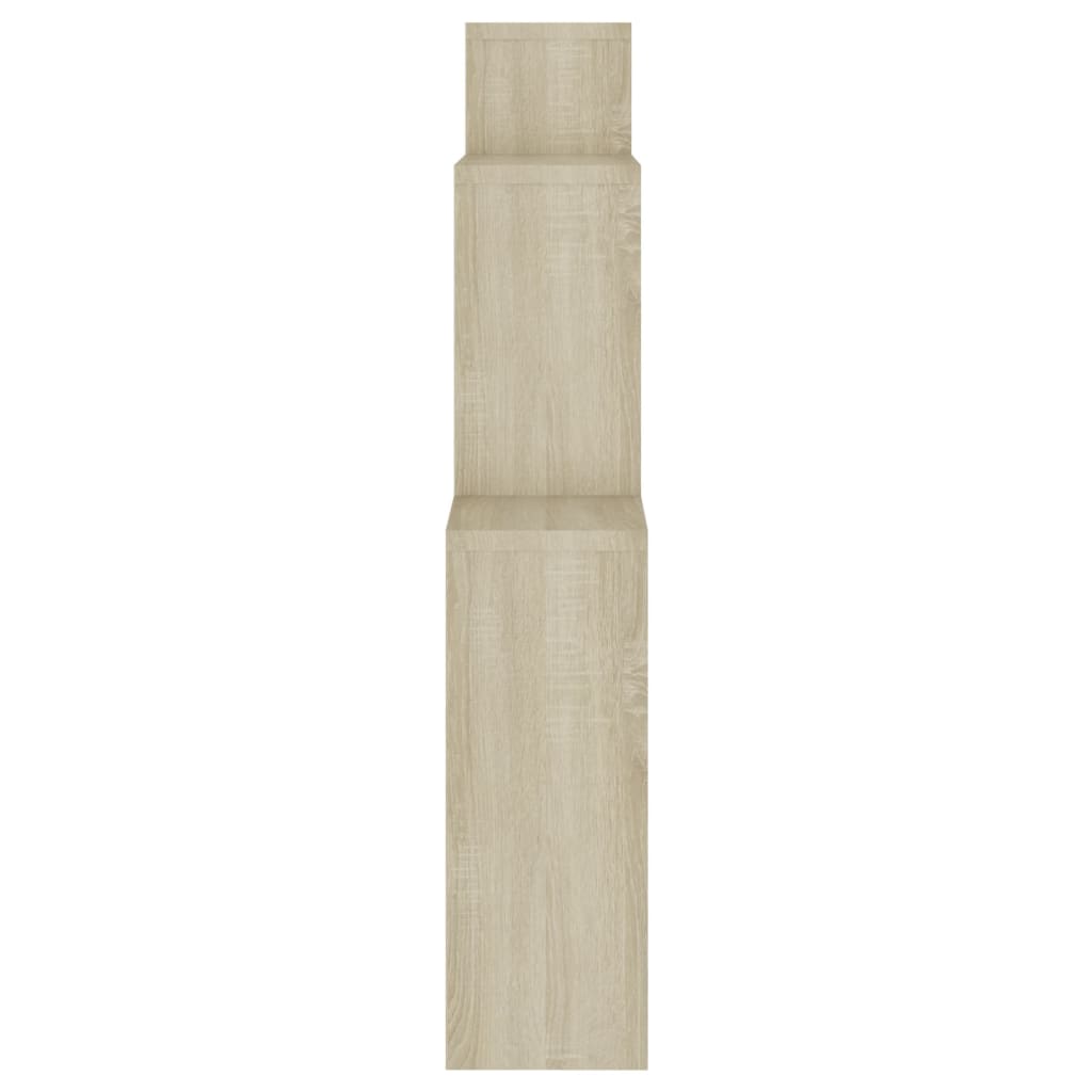 Würfelregal Weiß 80x15x78,5 cm Holzwerkstoff