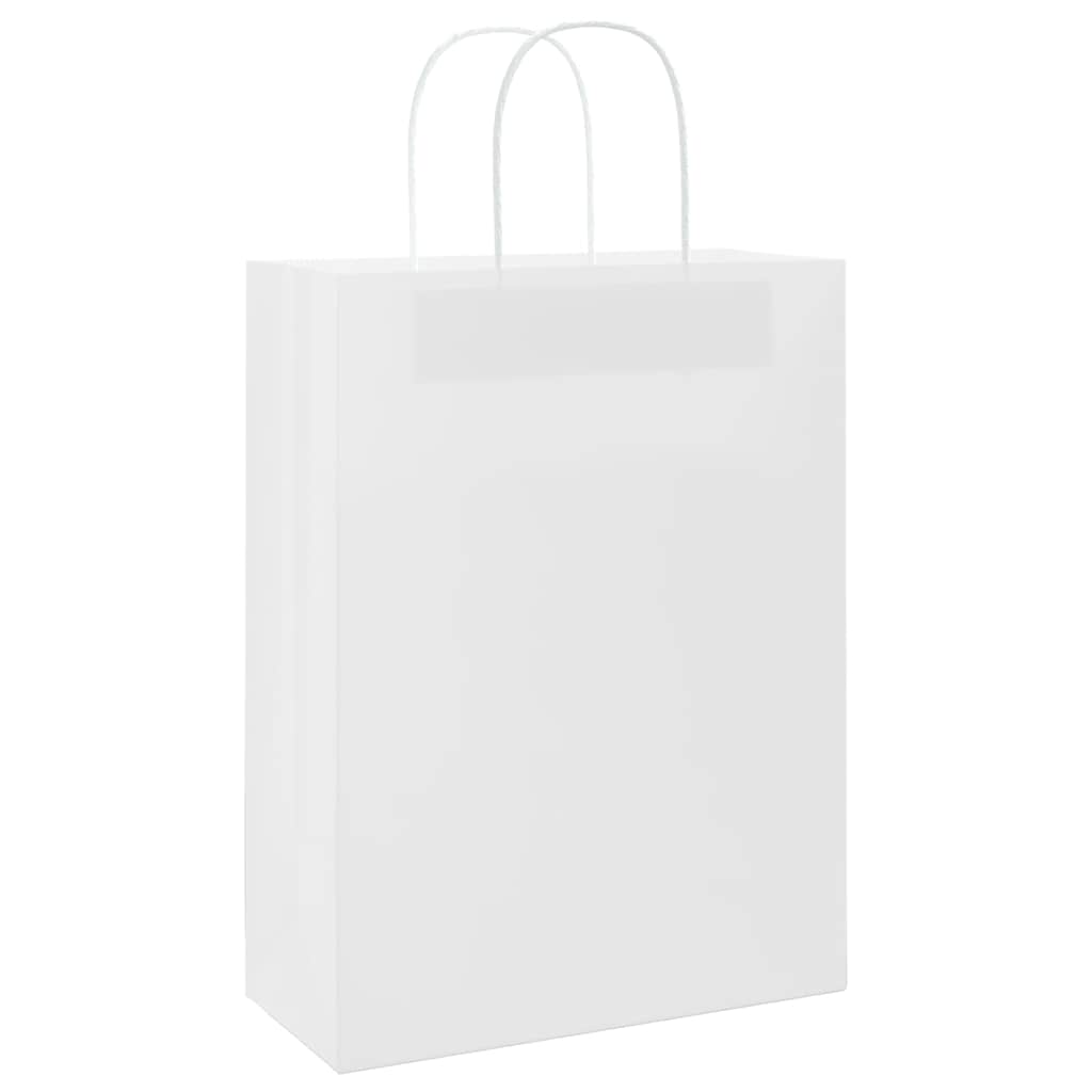 Papiertragetaschen 50 Stk. mit Henkeln Braun 21x11x36 cm