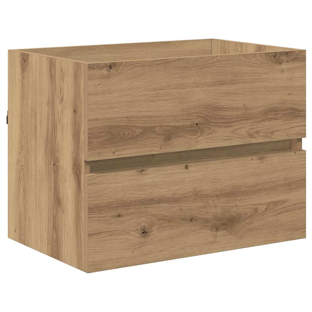 2-tlg. Badmöbel-Set Weiß Holzwerkstoff