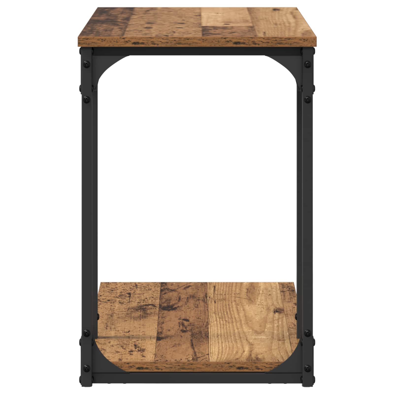 Beistelltisch Schwarz 50x35x52 cm Holzwerkstoff