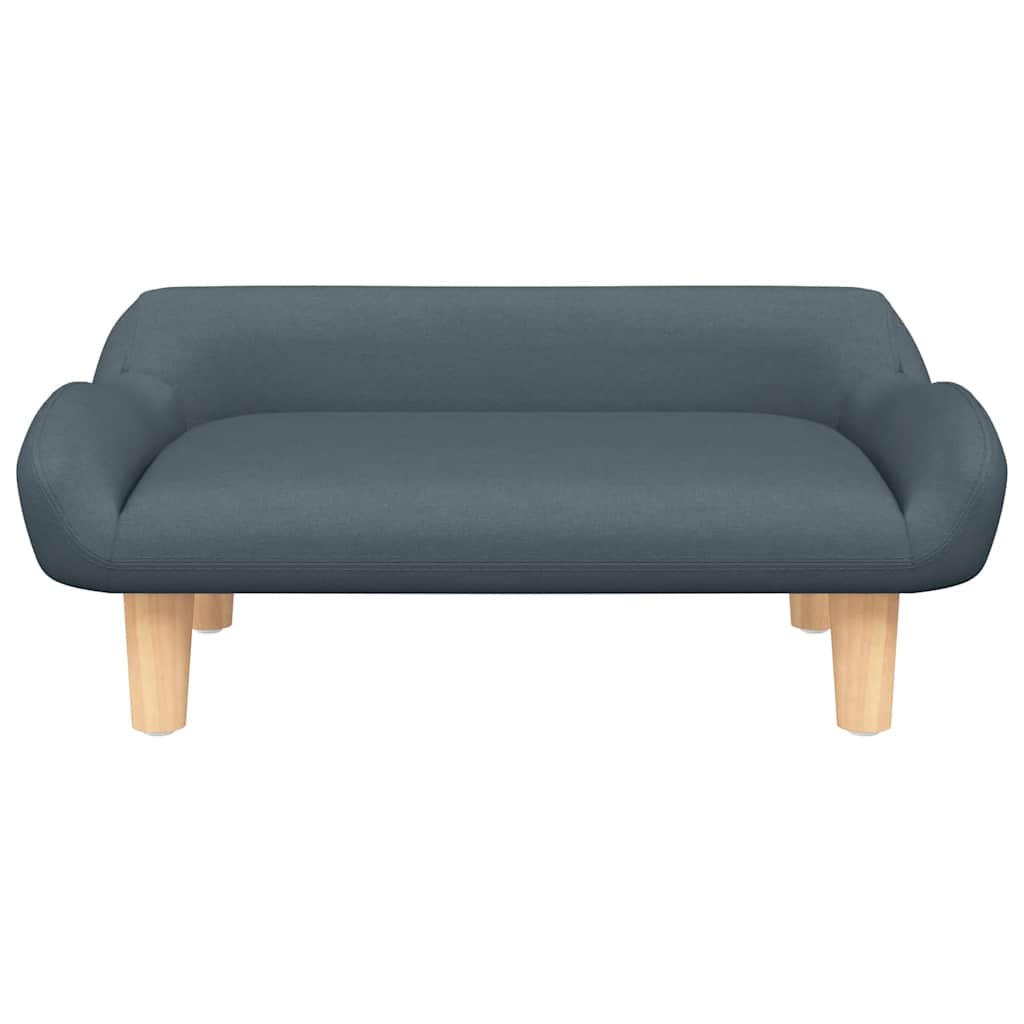 Kindersofa Creme 70x40x24 cm Stoff