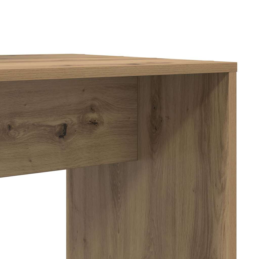 Schreibtisch mit Regal Weiß 138,5 x 55 x 143 cm Holzwerkstoff