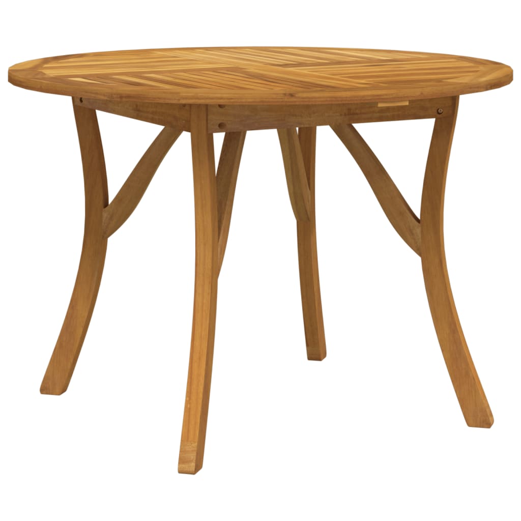 Gartentisch 85x85x75 cm Massivholz Akazie