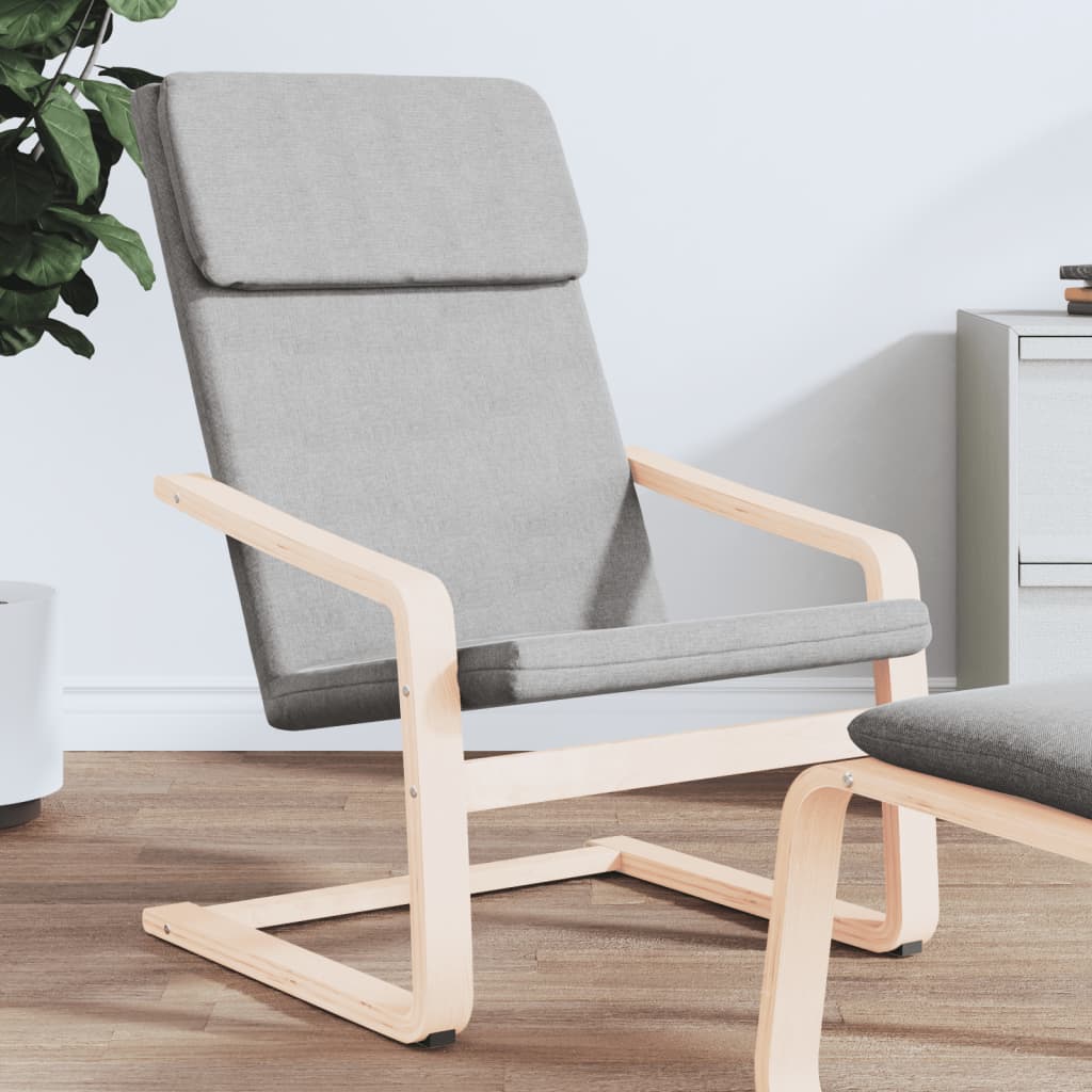 Relaxsessel Creme Stoff