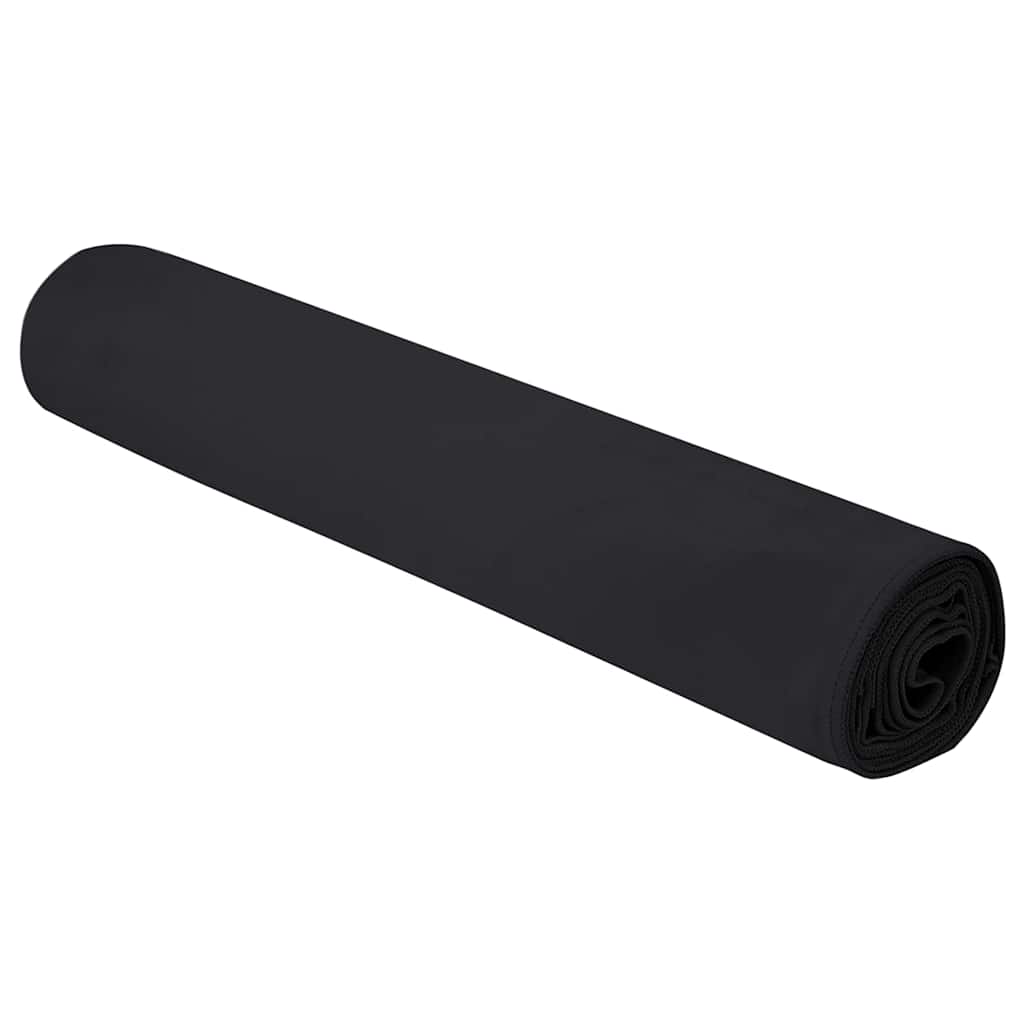 Sporthandtücher 2 pcs Schwarz 50 x 30 cm Polyester und Polyamid