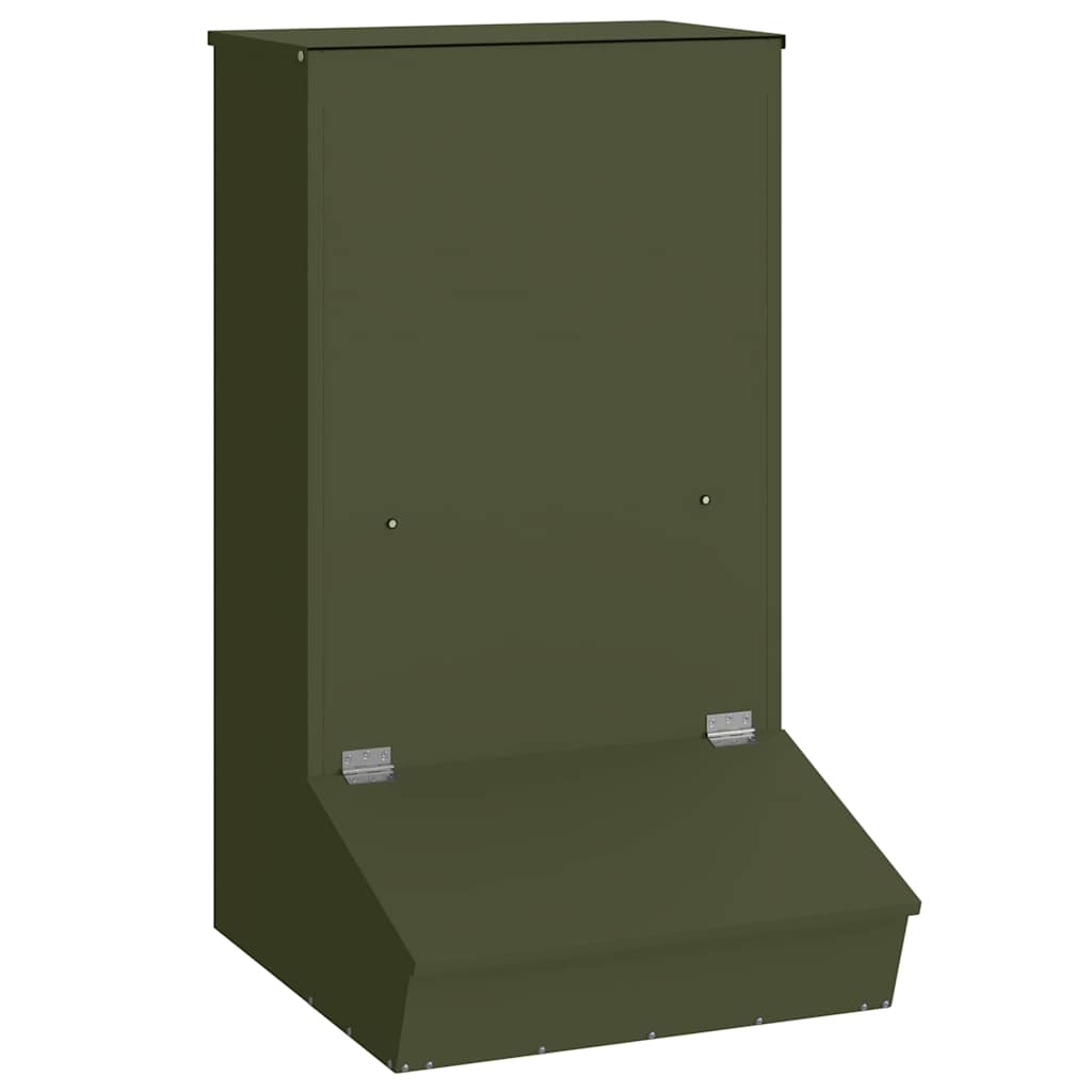 Schweinfutterspender Schwarz 55 x 38 x 76 cm