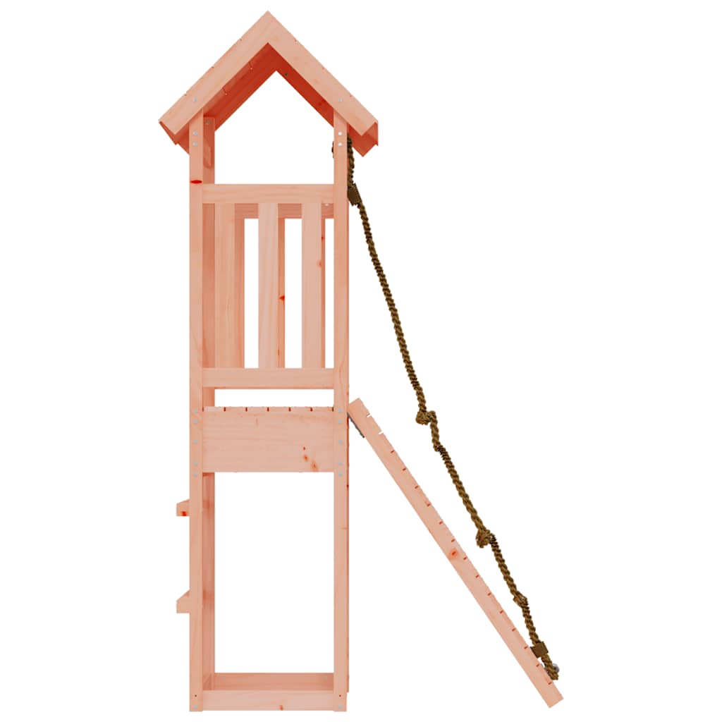 Spielturm mit Kletterwand Massivholz Kiefer