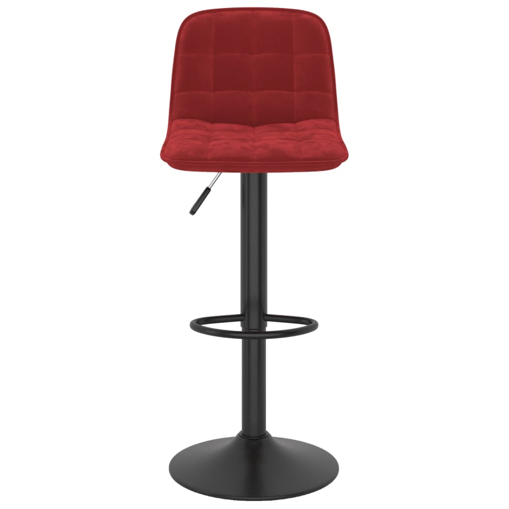 Barhocker 2 Stk. Hellgrün Samt