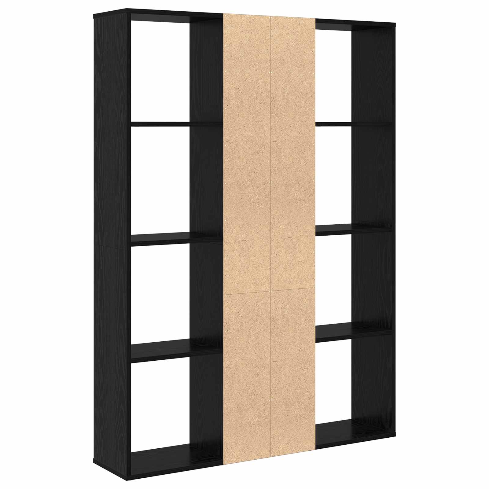 Raumteiler/Bücherregal Weiß 100x24x140 cm Holzwerkstoff
