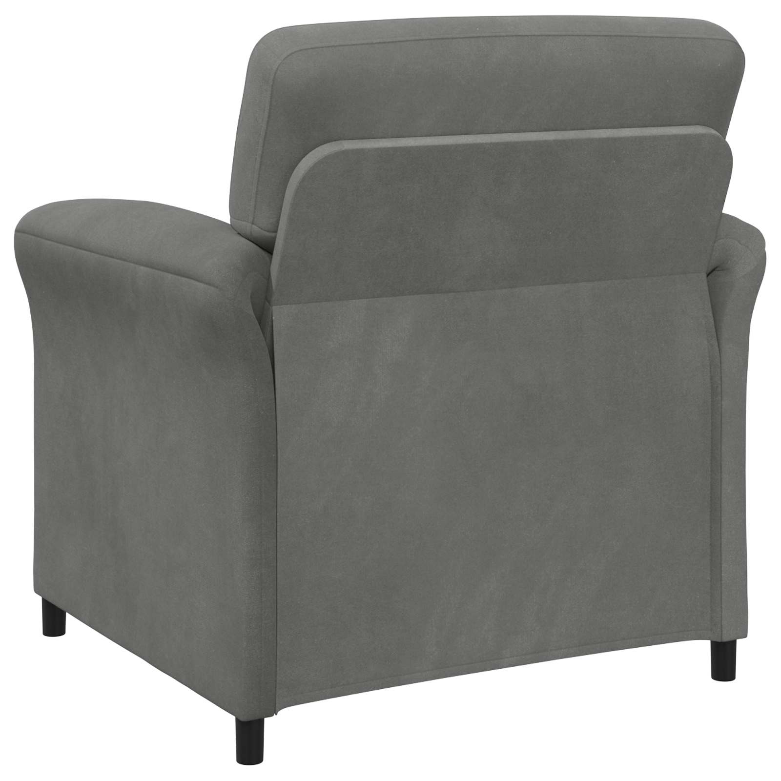 1-Sitzer Sofa Hellgrau 88 x 83 x 95 cm Samt