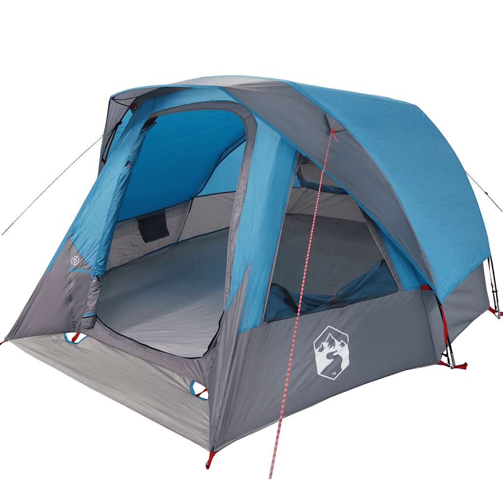 Campingzelt 4 Personen Grün Wasserdicht