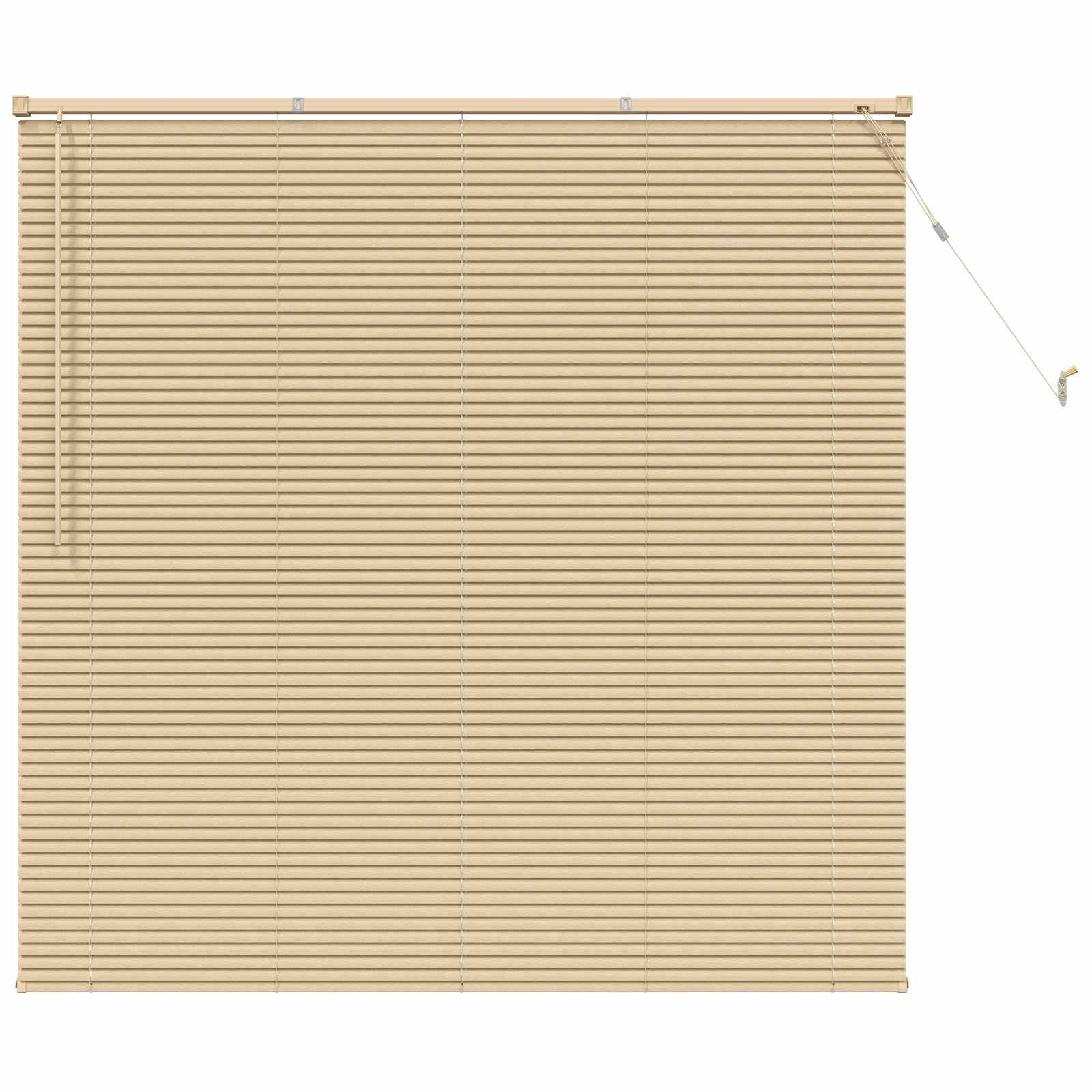 Jalousie Silber Grau 150 x 40 cm 25 mm PVC