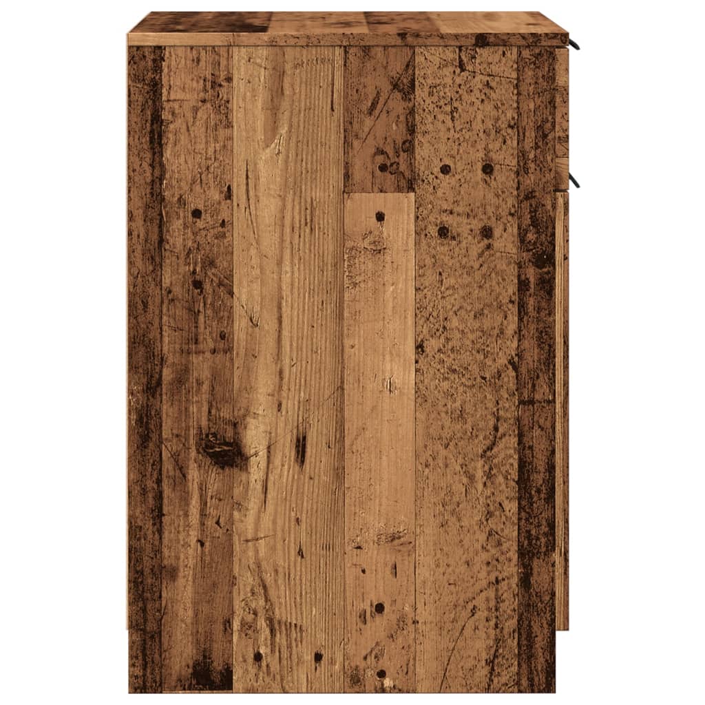 Büroschrank Weiß 33,5x50x75 cm Holzwerkstoff