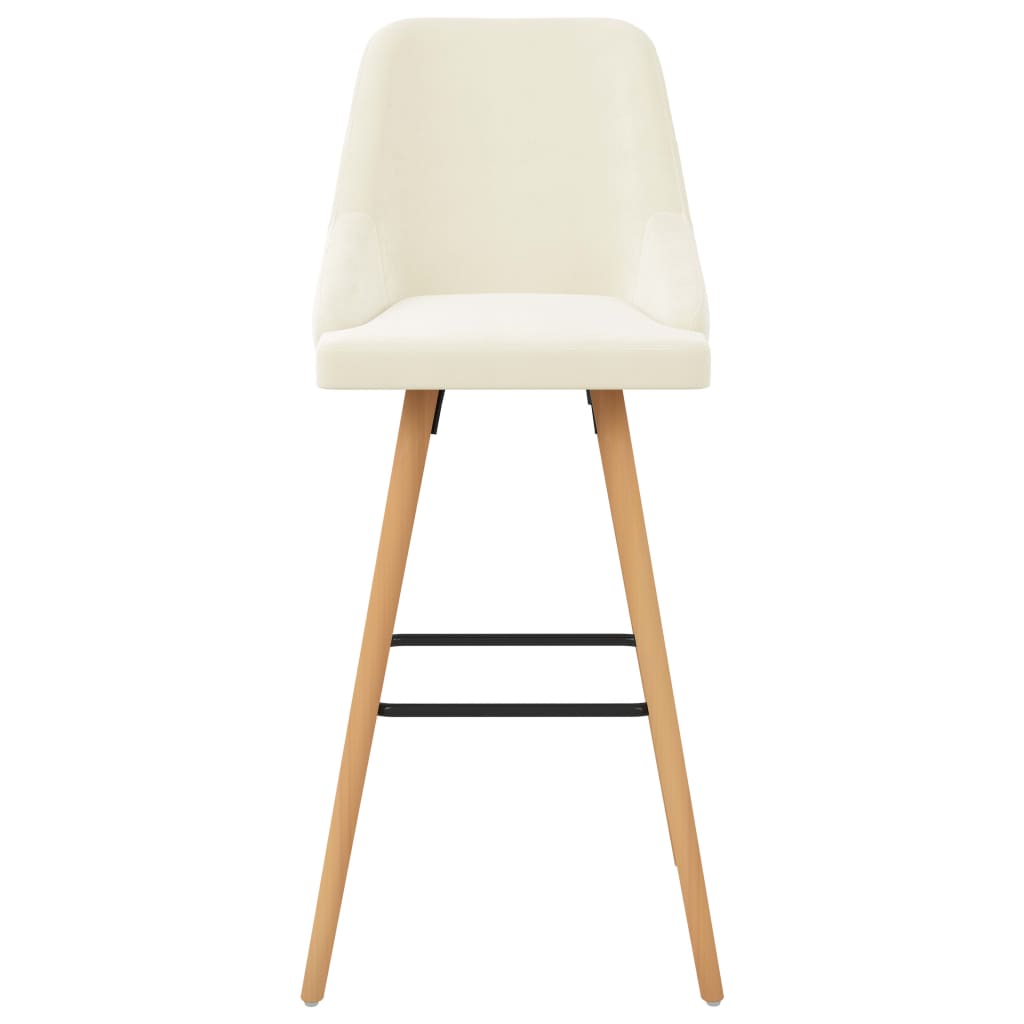 Barhocker 2 Stk. Schwarz Samt