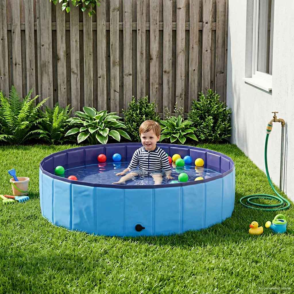 Kinder Schwimmbecken Rot Ø 80 x 20 cm