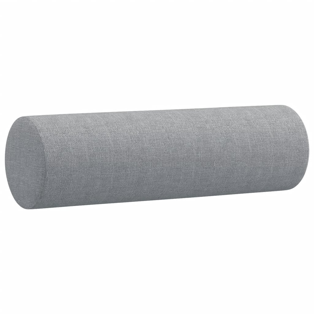 2-Sitzer-Sofa mit Zierkissen Braun 120 cm Stoff