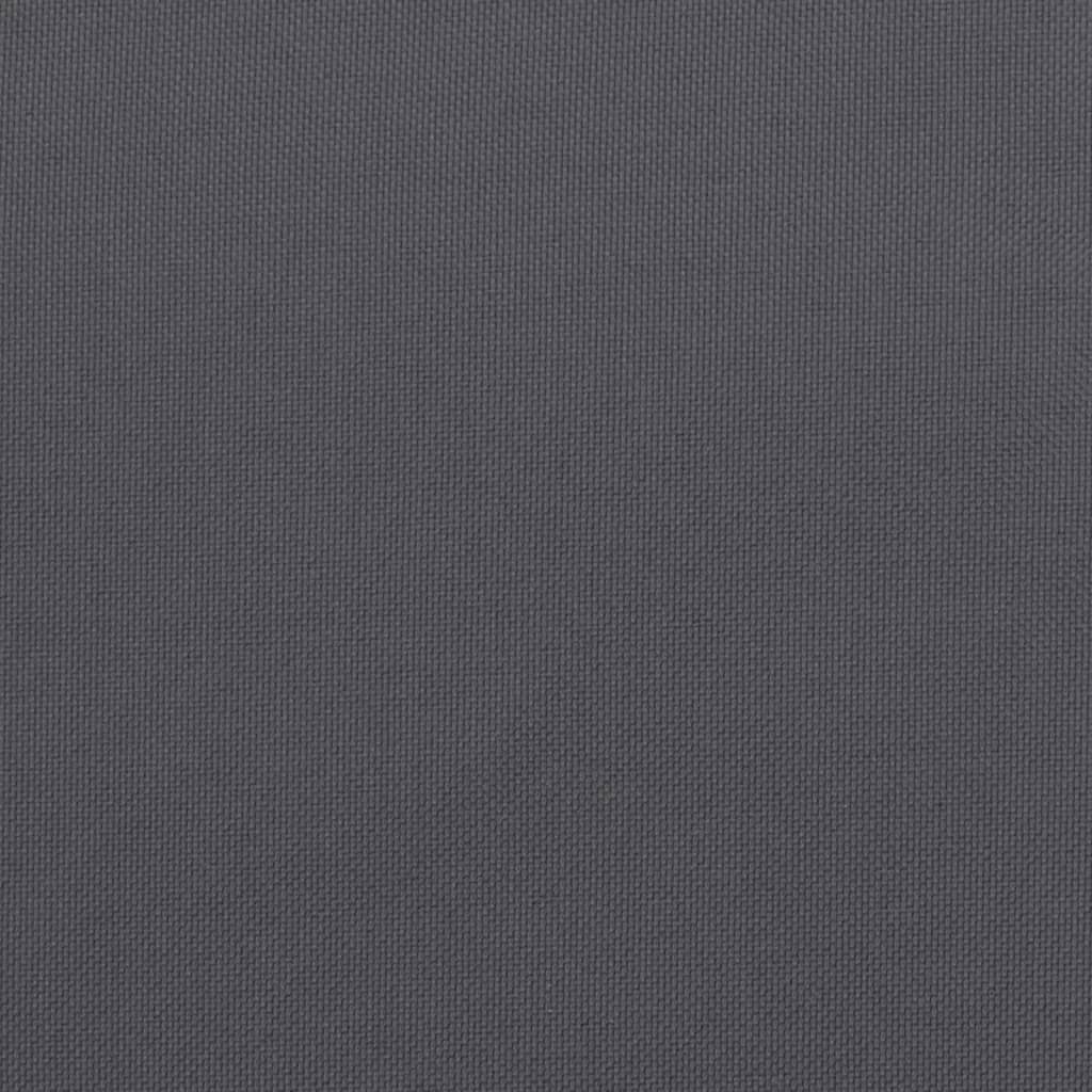 Palettenkissen Anthrazit 50x50x12 cm Stoff