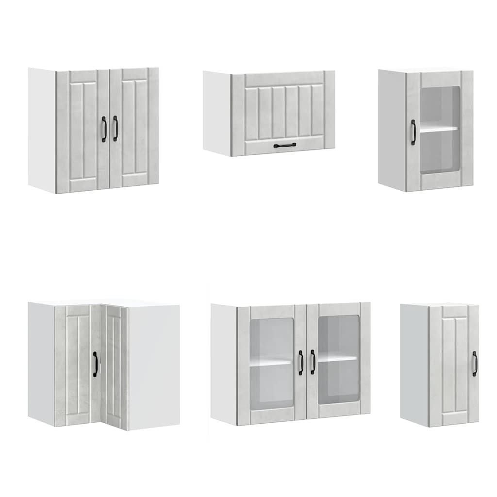 11-tlg. Küchenschrank-Set Lucca Weiß Holzwerkstoff
