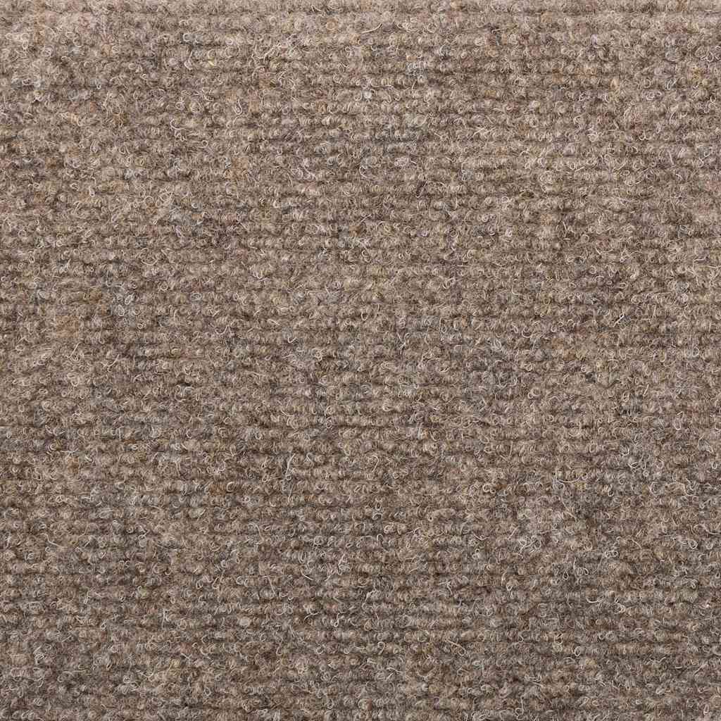 Stufenmatten Selbstklebend 15 Stk. 56x17x3 cm Hellbraun Halbrund