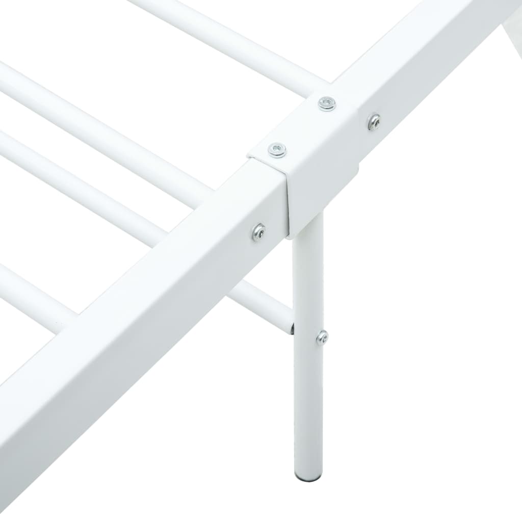 Bettgestell Grau Metall 180×200 cm