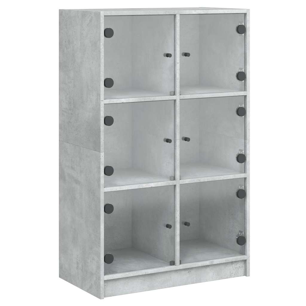 Bücherregal mit Türen Weiß 136x37x109 cm Holzwerkstoff