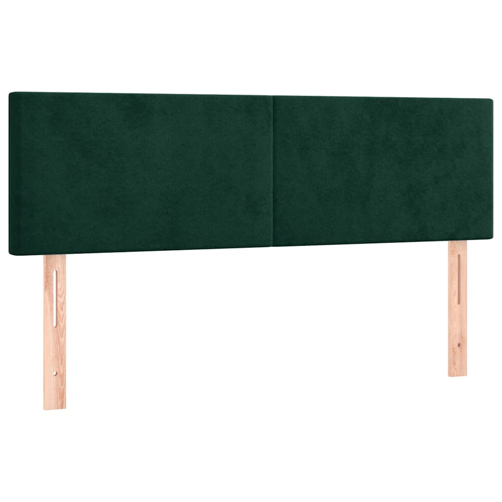 Kopfteil Hellgrau 80x5x118/128 cm Samt
