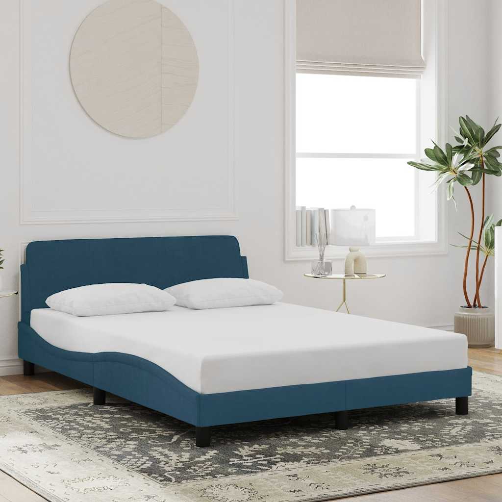 Bettgestell "Dover" Hellgrau 80x200 cm Samt