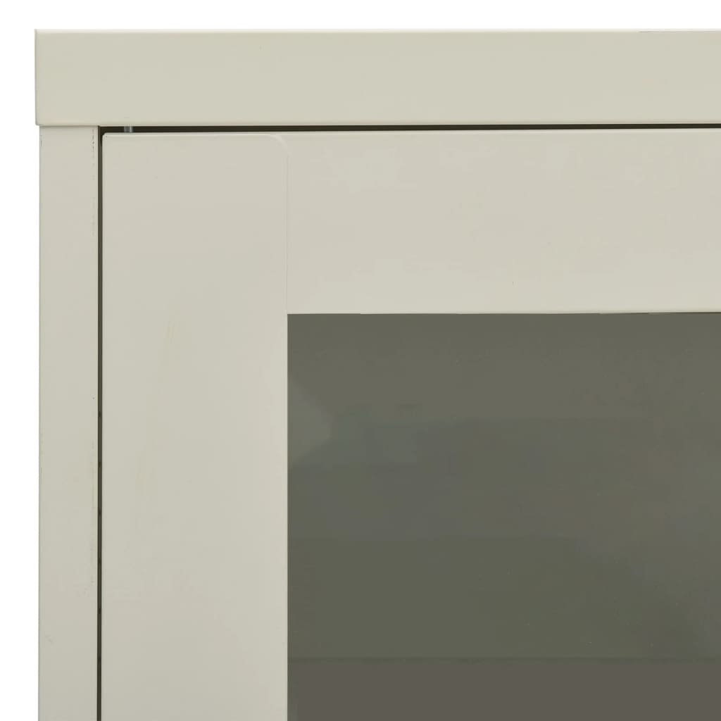 Büroschrank Weiß 90x40x70 cm Stahl