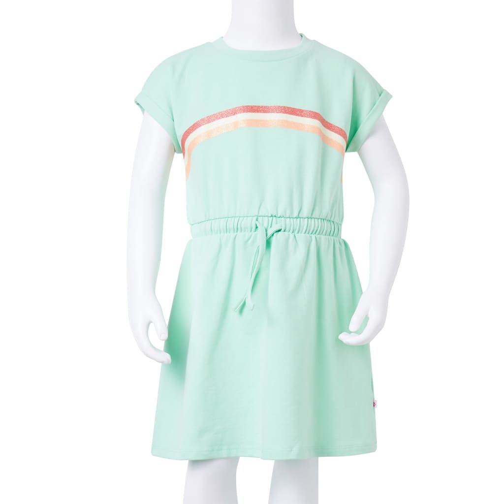Kinderkleid mit Kordelzug Hellrosa 104