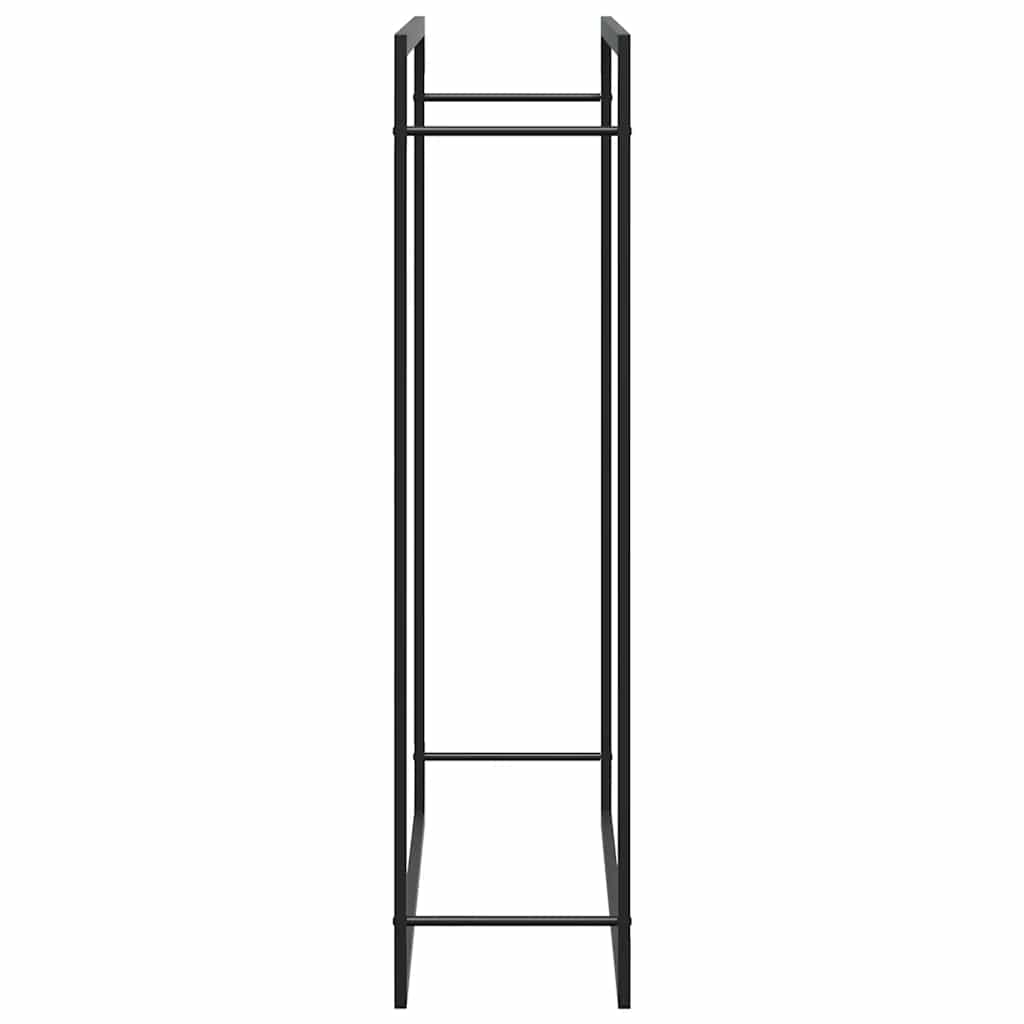 Brennholzregal 50x28x94 cm Edelstahl