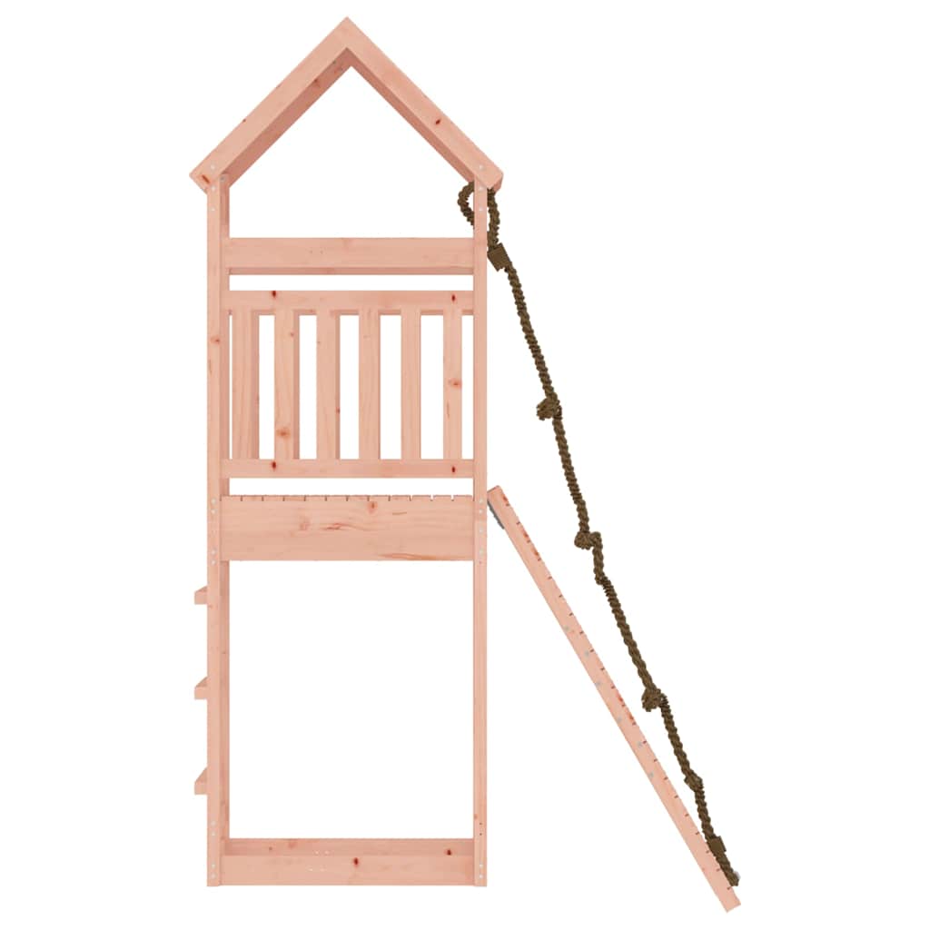 Spielturm mit Kletterwand Massivholz Kiefer