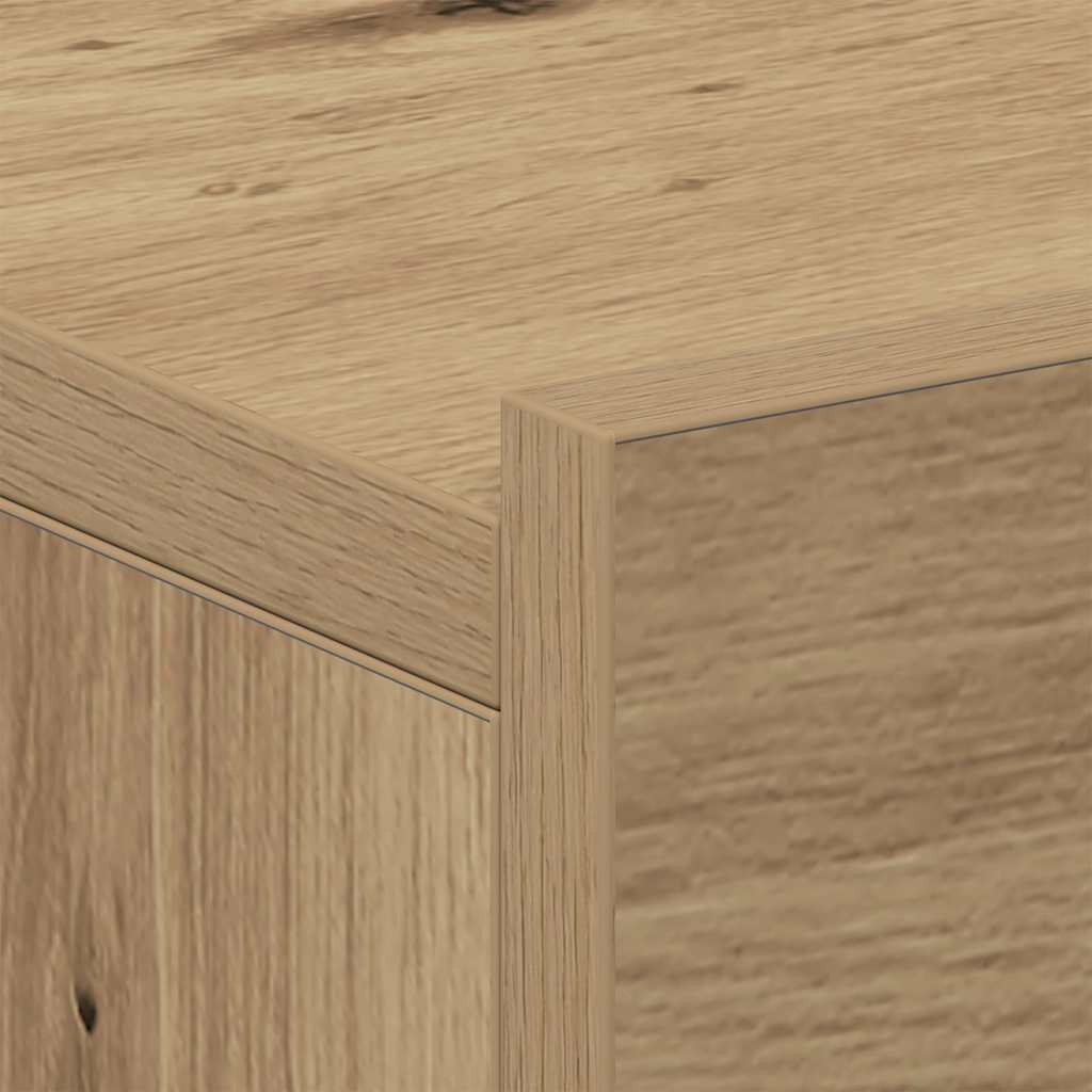Hängender Nachttisch Weiß 40x30x15 cm Holzwerkstoff