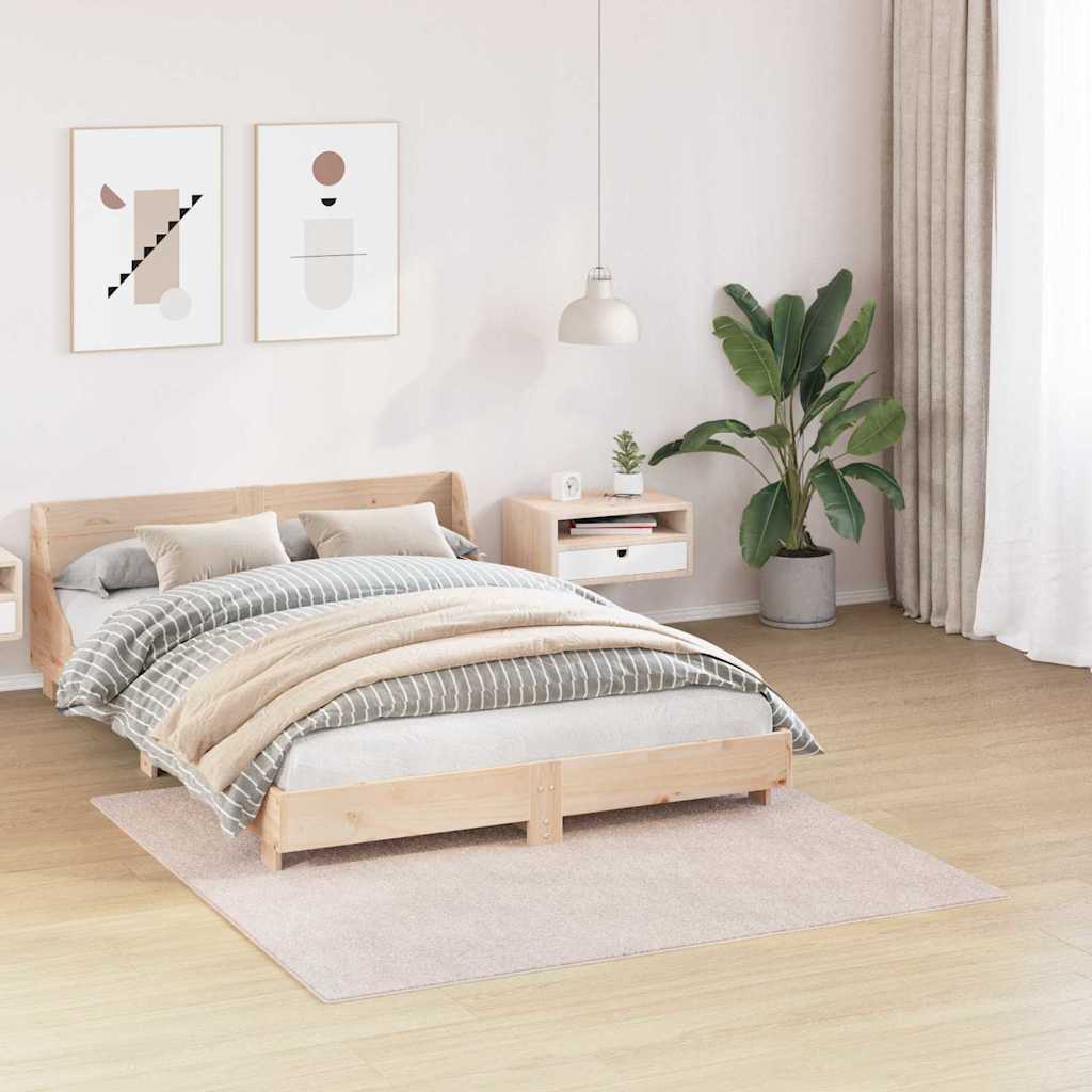 Anti-Rutsch Shaggy Teppich Dunkelgrau 200 x 200 cm PP
