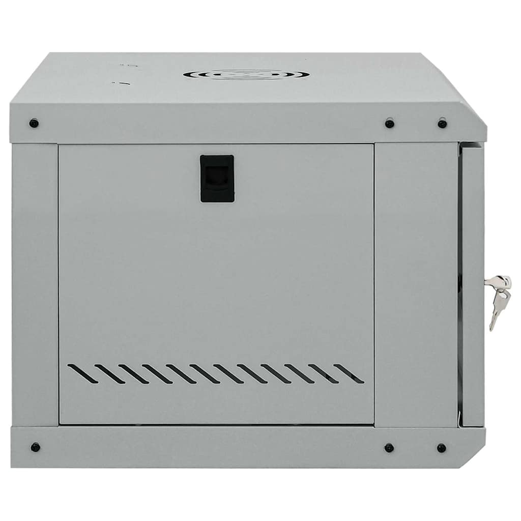 Netzwerkschrank mit Speicher Grau 60 x 45 x 28 cm Stahl