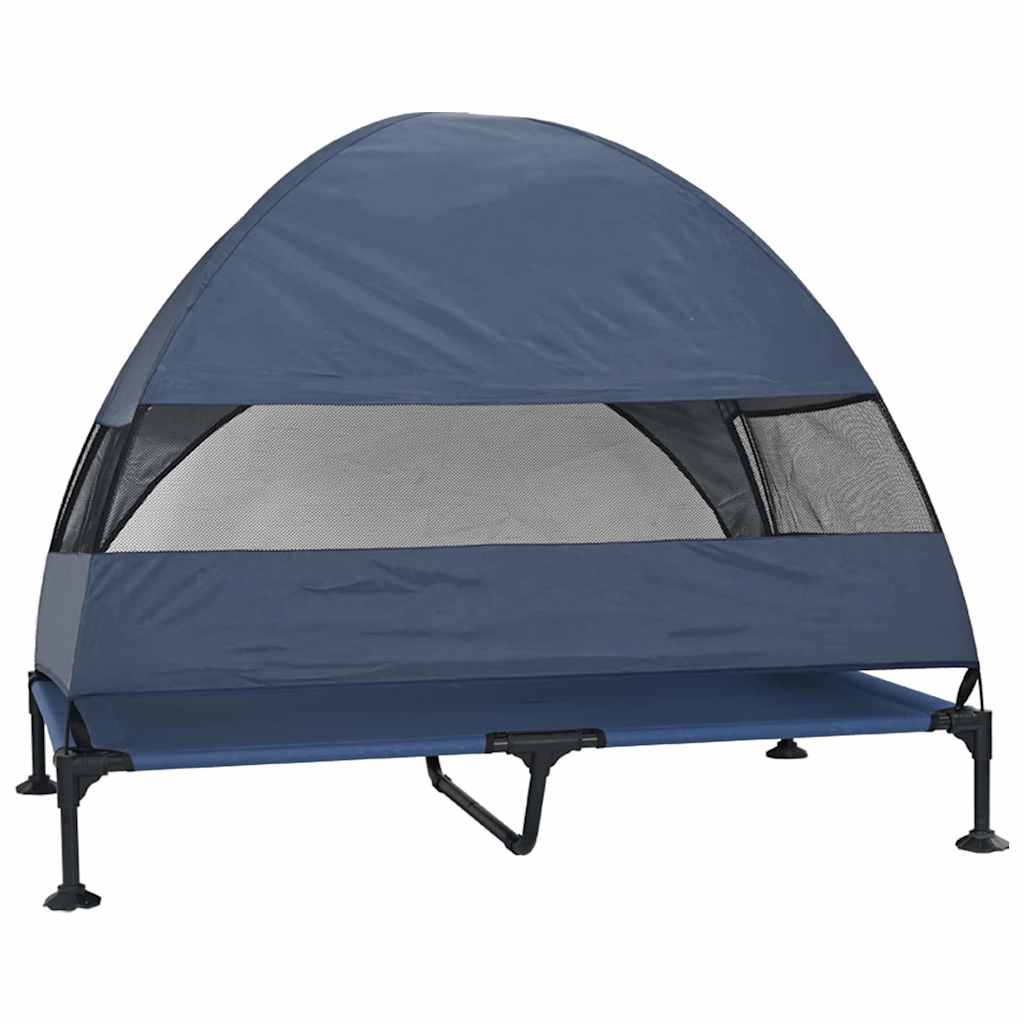 Hochgelegtes Hundebett Hellgrau 127 x 81 x 108 cm