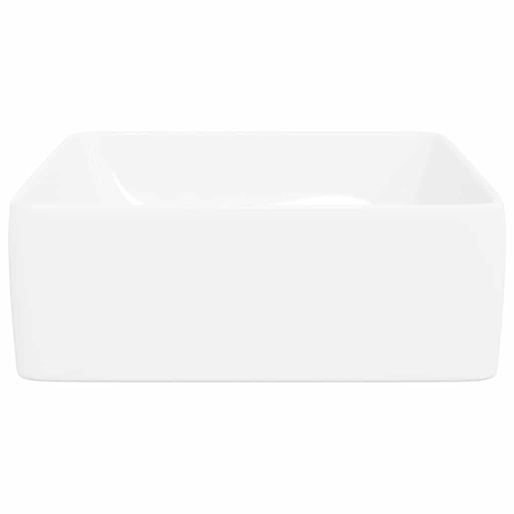 Waschbecken 40 x 30 x 13 cm Keramik Weiß