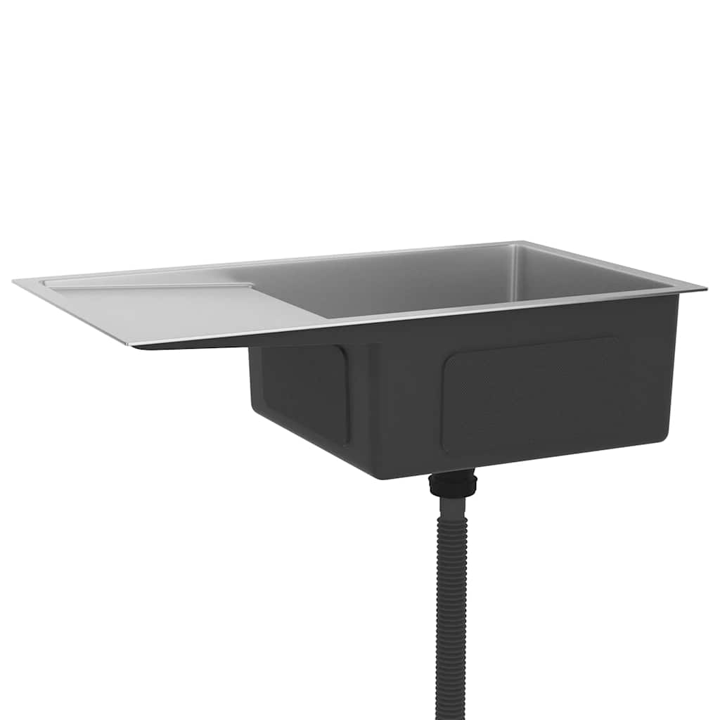 Handgefertigte Küchenspüle Edelstahl
