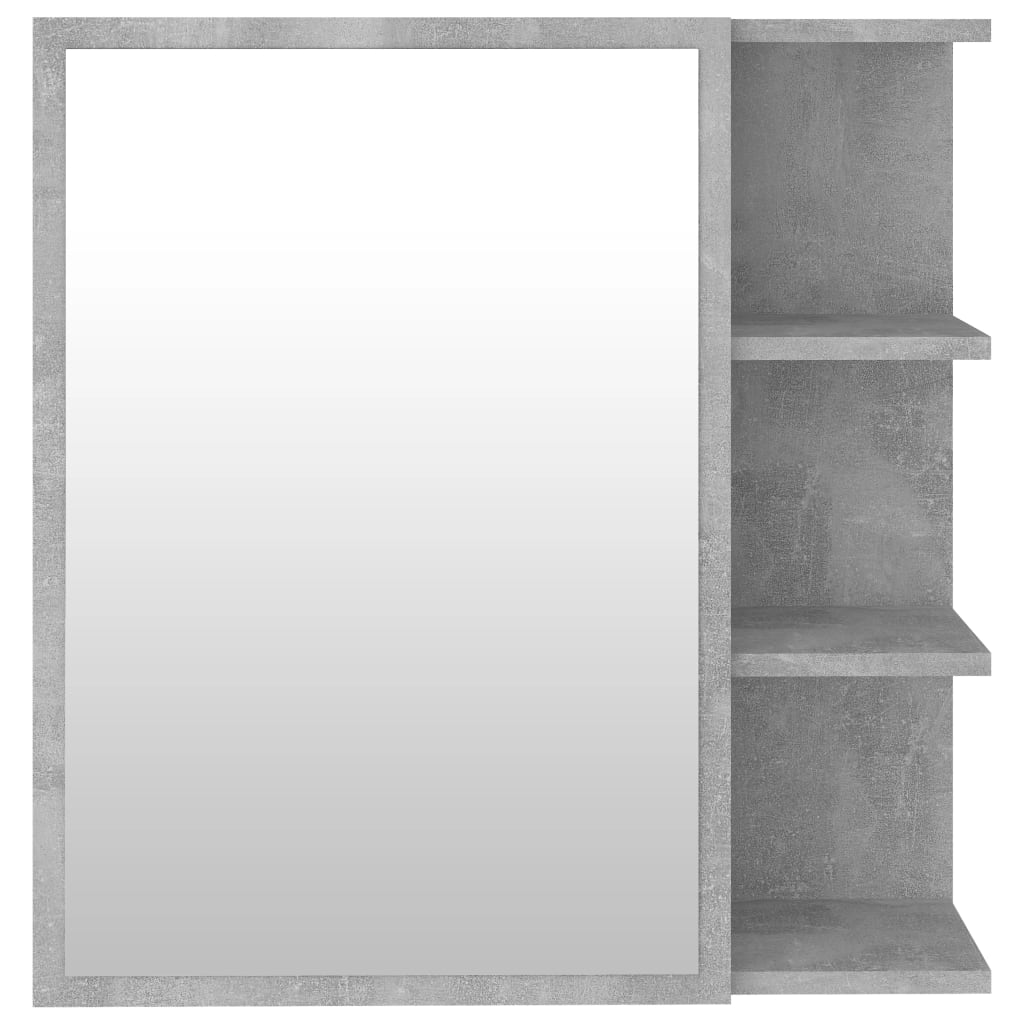 Bad-Spiegelschrank Weiß 62,5x20,5x64 cm Holzwerkstoff