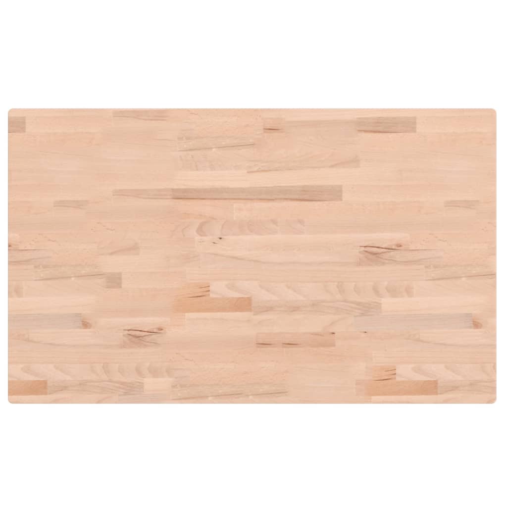 Waschtischplatte 80x40x1,5 cm Massivholz Buche