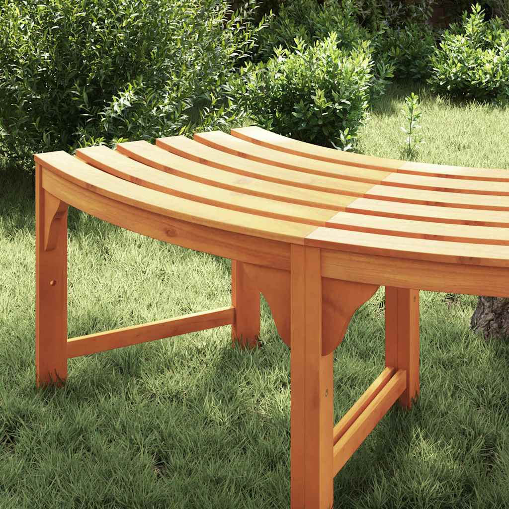 Baumbank Rund Ø208 cm Massivholz Eukalyptus