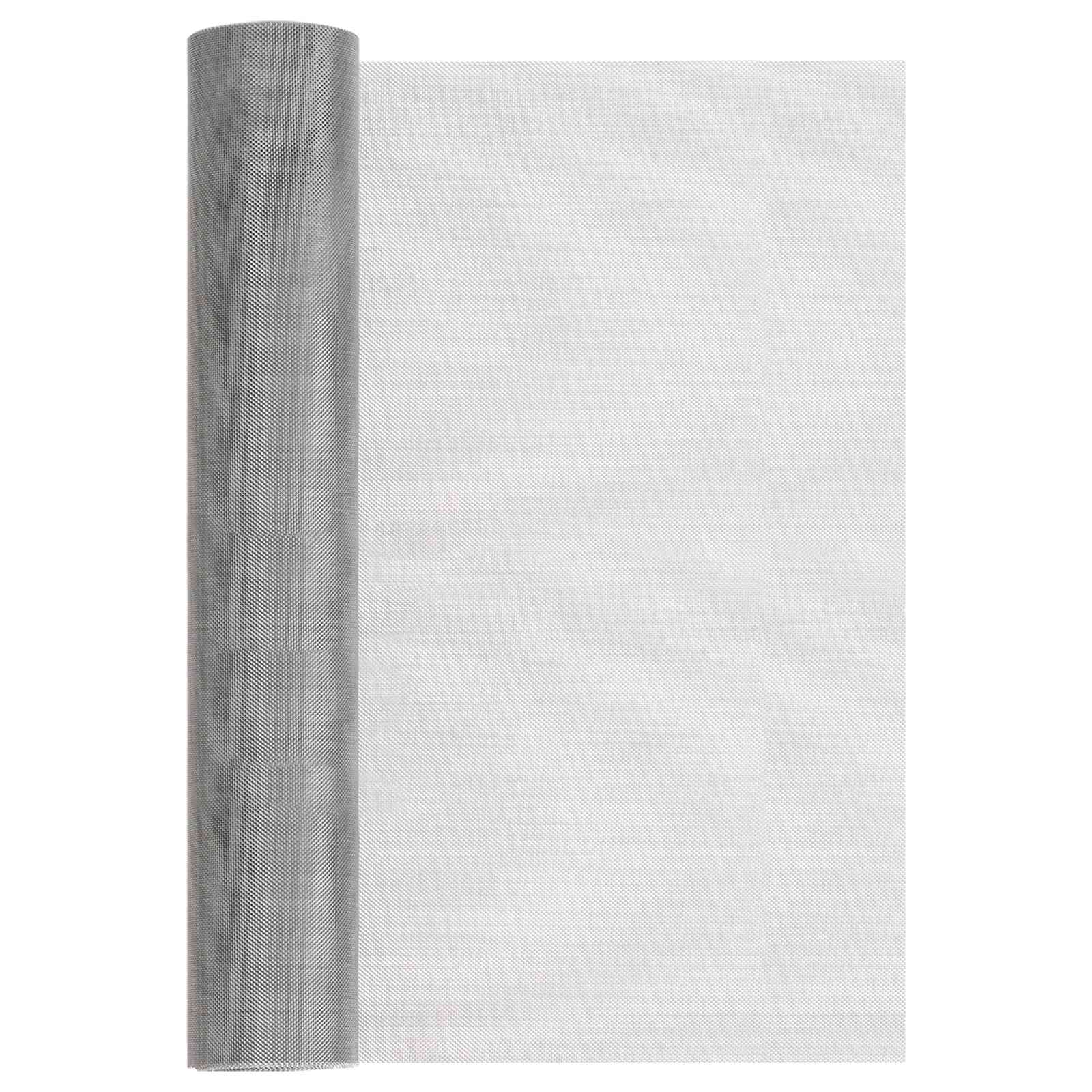 Mesh Bildschirm 20 x 500 cm 20 Mesh Edelstahl 201 Silber