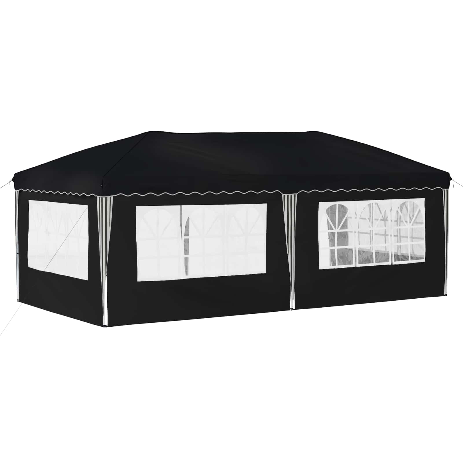 Pop-up Partyzelt 575 x 290 x 245 cm Creme