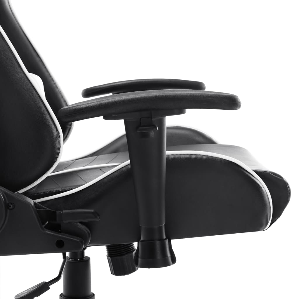 Gaming-Stuhl Schwarz und Blau Kunstleder